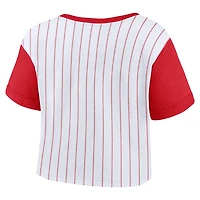 Fanatics Red St Louis Cardinals Large Logo Cropped T-Shirt