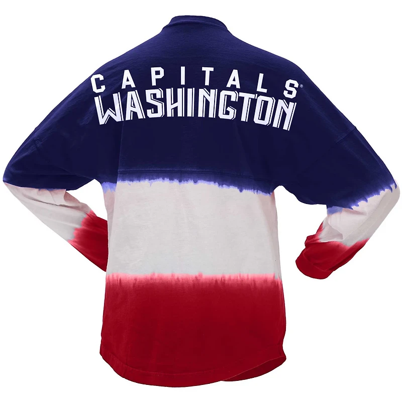 Fanatics Red Washington Capitals Ombre Long Sleeve T-Shirt