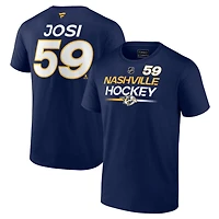 Fanatics Roman Josi Nashville Predators Authentic Pro Prime Name  Number T-Shirt