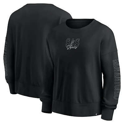 Fanatics San Antonio Spurs Oversized Game Day Pullover Sweatshirt