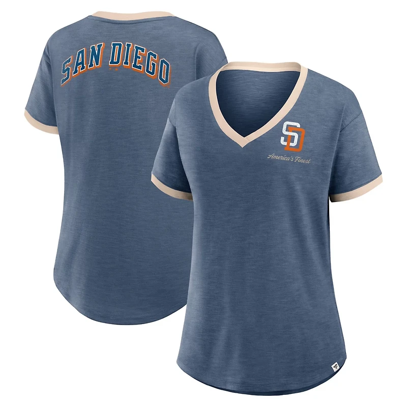 Fanatics San Diego Padres Binge Worthy Stadium Slub V-Neck T-Shirt