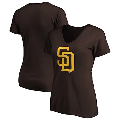 Fanatics San Diego Padres Core Official Logo V-Neck T-Shirt
