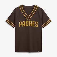 Fanatics San Diego Padres Diva Race Ahead Raglan V-Neck T-Shirt
