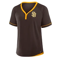 Fanatics San Diego Padres League Diva Star Raglan V-Neck T-Shirt