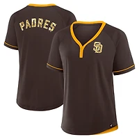 Fanatics San Diego Padres League Diva Star Raglan V-Neck T-Shirt