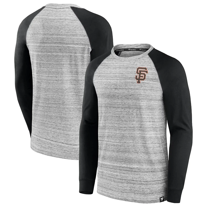 Fanatics San Francisco Giants Iconic Streaky Raglan Long Sleeve T-Shirt