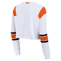 Fanatics San Francisco Giants Stretch Cropped Fashion Long Sleeve T-Shirt