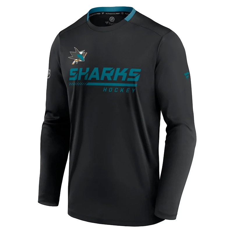 Fanatics San Jose Sharks Authentic Pro Locker Room Long Sleeve T-Shirt