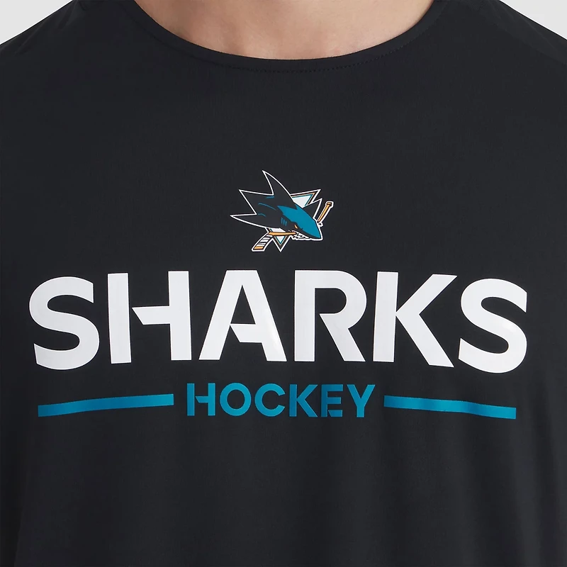 Fanatics San Jose Sharks Authentic Pro Rink Tech T-Shirt