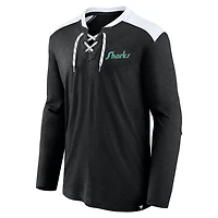 Fanatics San Jose Sharks Special Edition 20 Long Sleeve Lace-Up T-Shirt