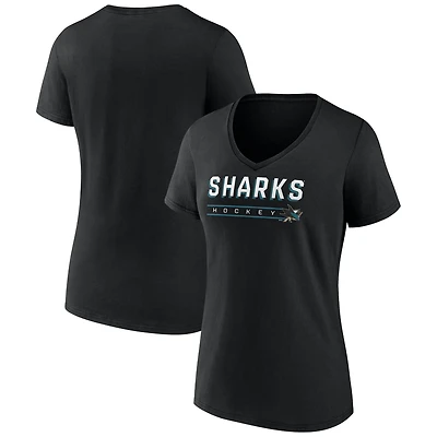 Fanatics San Jose Sharks V-Neck T-Shirt