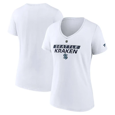Fanatics Seattle Kraken Authentic Pro Core Primary V-Neck T-Shirt