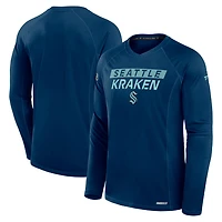 Fanatics Seattle Kraken Authentic Pro Rink Tech Long Sleeve T-Shirt