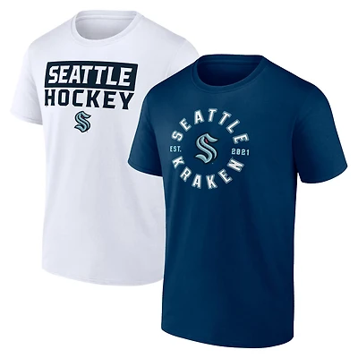 Fanatics Seattle Kraken Big  Tall 2-Pack T-Shirt Set