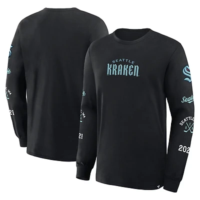 Fanatics Seattle Kraken Boxed Legacy Long Sleeve T-Shirt
