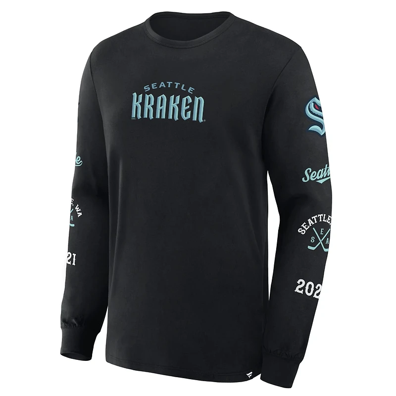 Fanatics Seattle Kraken Boxed Legacy Long Sleeve T-Shirt