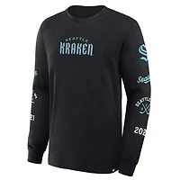 Fanatics Seattle Kraken Boxed Legacy Long Sleeve T-Shirt