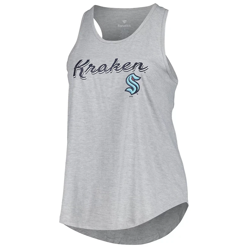 Fanatics Seattle Kraken Plus Racerback Tank Top
