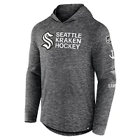 Fanatics Seattle Kraken Stacked Long Sleeve Hoodie T-Shirt