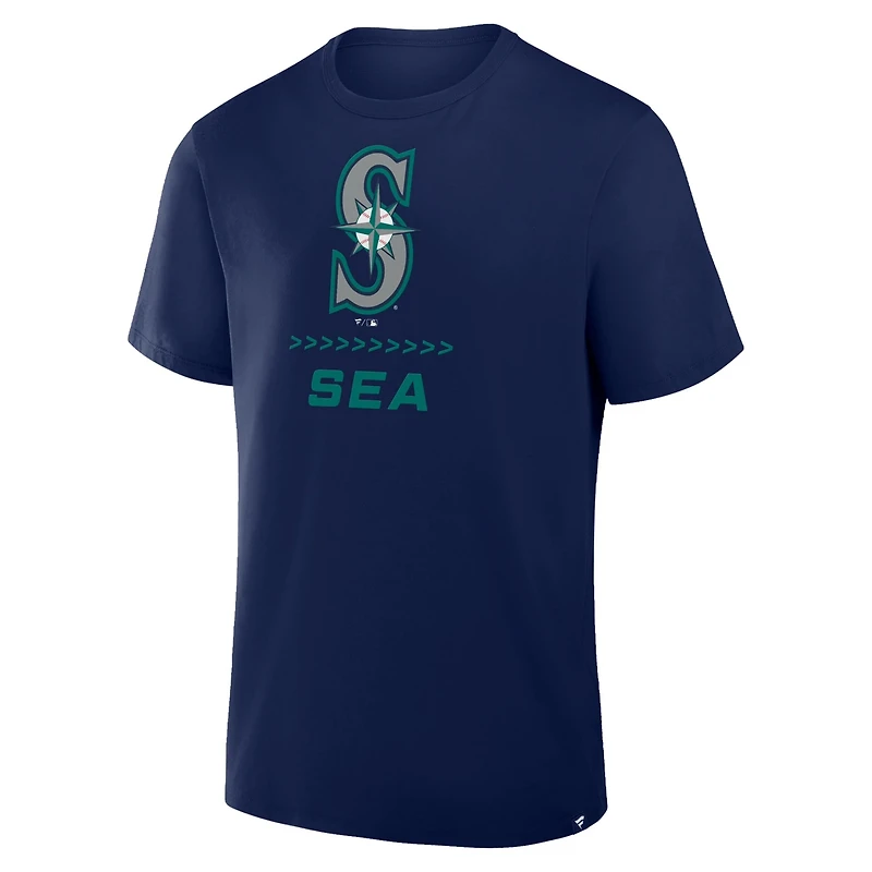 Fanatics Seattle Mariners Clubhouse Legacy Side Swipe T-Shirt