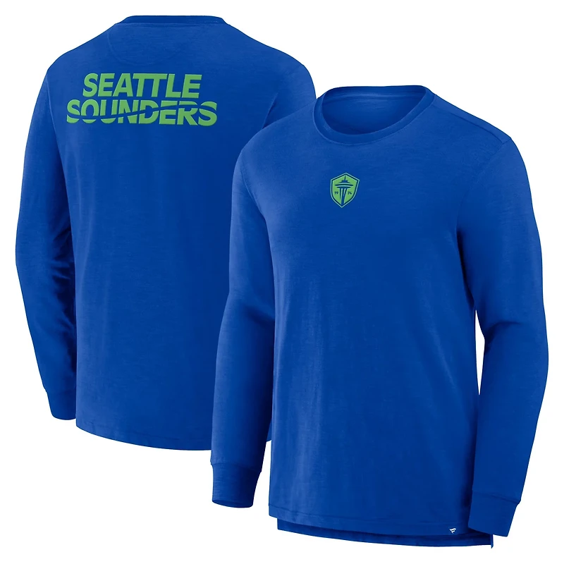 Fanatics Seattle Sounders FC Lob Attempt Stadium Slub Long Sleeve T-Shirt