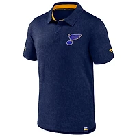 Fanatics St Louis Blues Authentic Pro Jacquard Polo