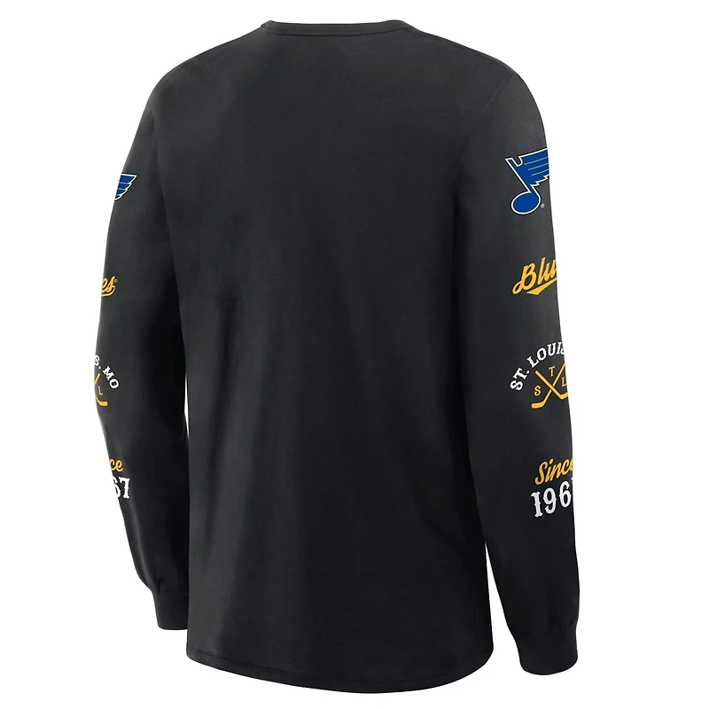 Fanatics St Louis Blues Boxed Legacy Long Sleeve T-Shirt