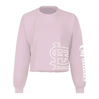 Fanatics St Louis Cardinals Cropped Slouchy Long Sleeve T-Shirt