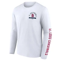 Fanatics St Louis Cardinals Press Box Long Sleeve T-Shirt