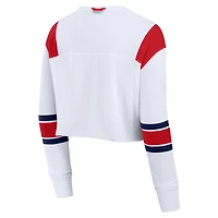 Fanatics St Louis Cardinals Stretch Cropped Fashion Long Sleeve T-Shirt