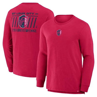Fanatics St Louis City SC Lob Attempt Stadium Slub Long Sleeve T-Shirt