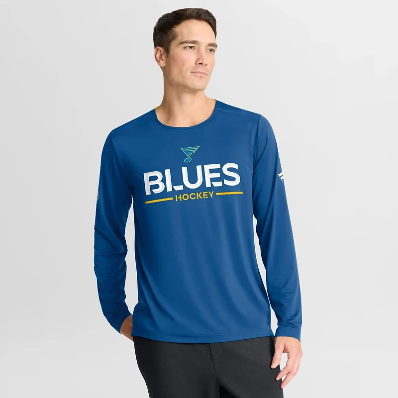 Fanatics St Louis s Authentic Pro Rink Tech Long Sleeve T-Shirt