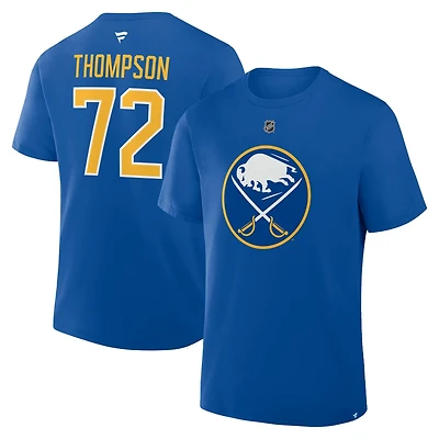 Fanatics Tage Thompson Buffalo Sabres Authentic Stack Name Number T-Shirt