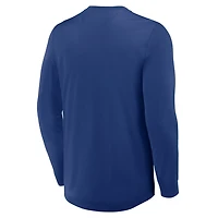 Fanatics Tampa Bay Lightning Adrenaline Push Long Sleeve Henley Shirt