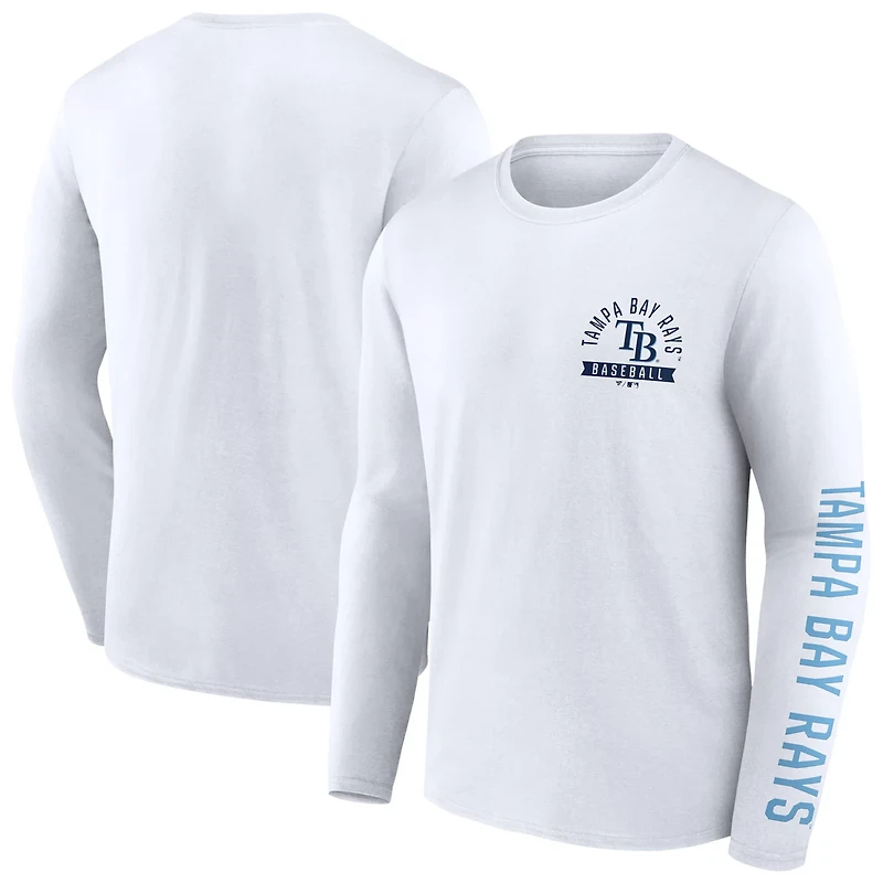 Fanatics Tampa Bay Rays Press Box Long Sleeve T-Shirt