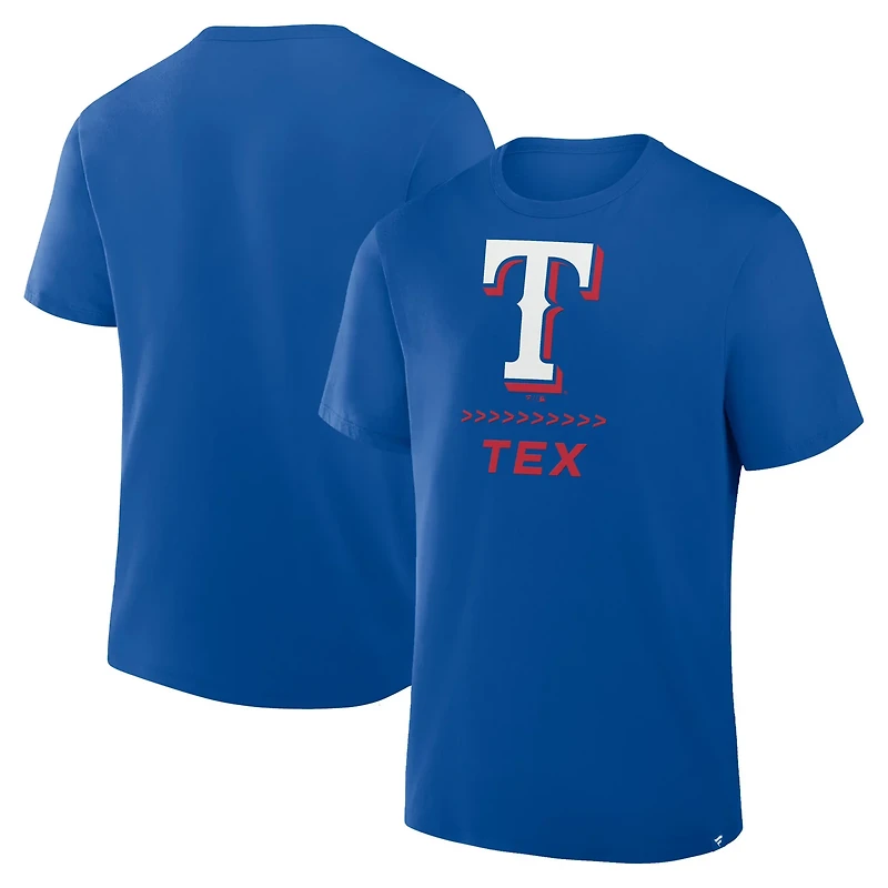 Fanatics Texas Rangers Clubhouse Legacy Side Swipe T-Shirt