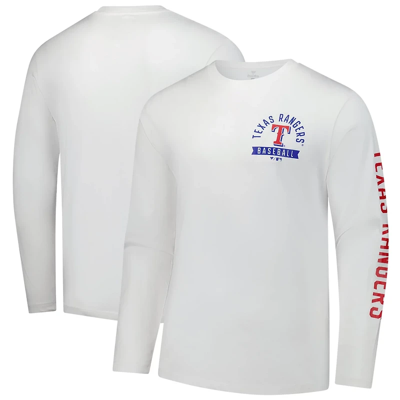 Fanatics Texas Rangers Press Box Long Sleeve T-Shirt