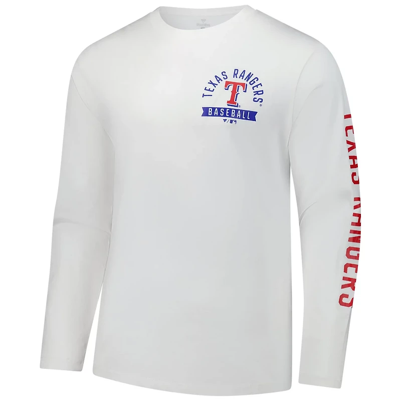 Fanatics Texas Rangers Press Box Long Sleeve T-Shirt