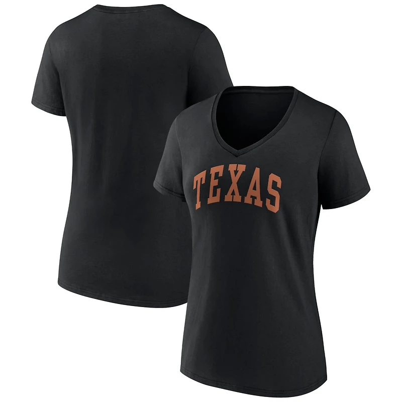 Fanatics Texas Texas Longhorns Basic Arch V-Neck T-Shirt