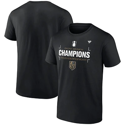 Fanatics Vegas Golden Knights 2025 Pacific Division Champions T-Shirt