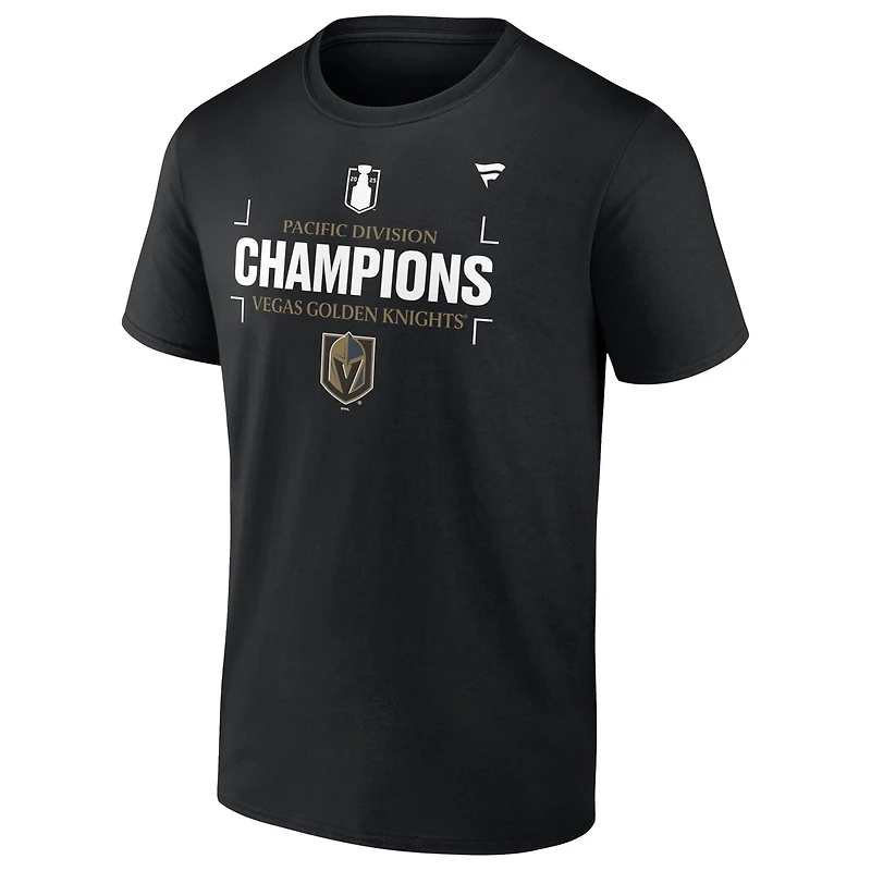 Fanatics Vegas Golden Knights 2025 Pacific Division Champions T-Shirt
