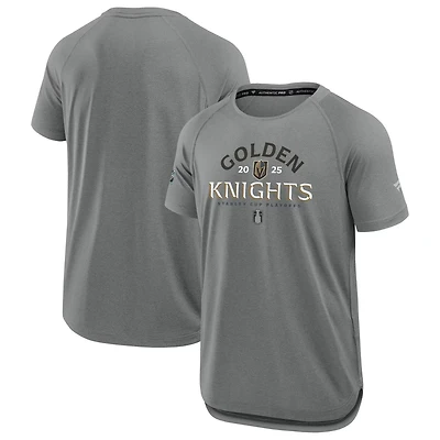 Fanatics Vegas Golden Knights 2025 Stanley Cup Playoffs Authentic Pro Rink Performance T-Shirt
