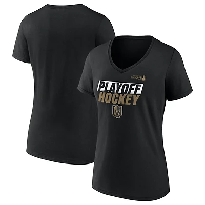 Fanatics Vegas Golden Knights 2025 Stanley Cup Playoffs Breakout V-Neck T-Shirt
