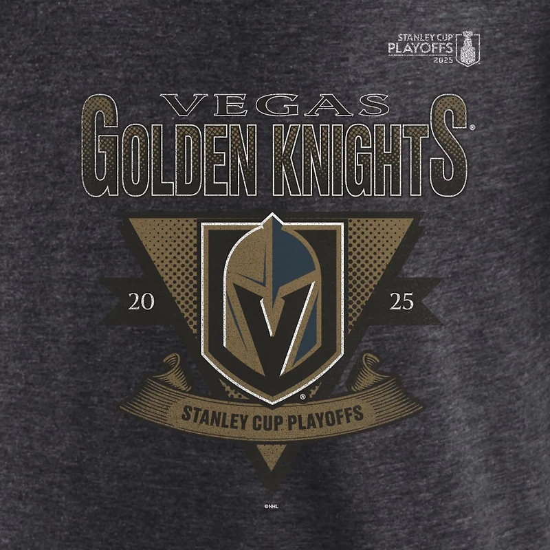 Fanatics Vegas Golden Knights 2025 Stanley Cup Playoffs Crossbar Tri-Blend T-Shirt