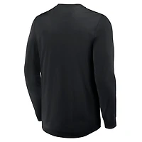 Fanatics Vegas Golden Knights Adrenaline Push Long Sleeve Henley Shirt