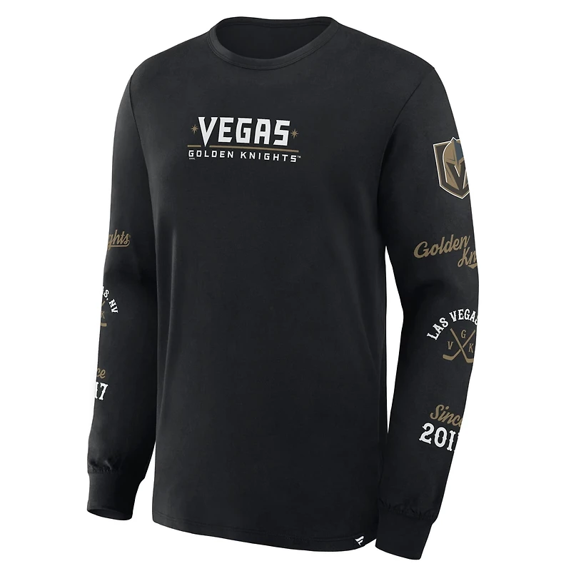 Fanatics Vegas Golden Knights Boxed Legacy Long Sleeve T-Shirt