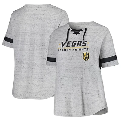 Fanatics Vegas Golden Knights Plus Size Lace-Up T-Shirt