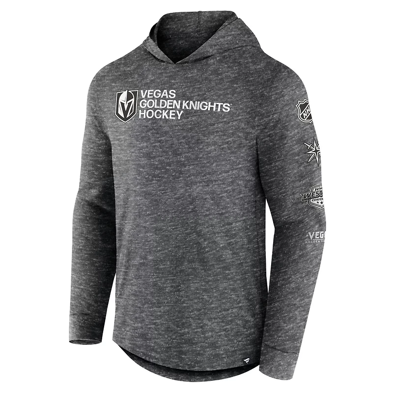 Fanatics Vegas Golden Knights Stacked Long Sleeve Hoodie T-Shirt