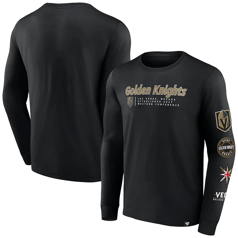 Fanatics Vegas Golden Knights Strike the Goal Long Sleeve T-Shirt