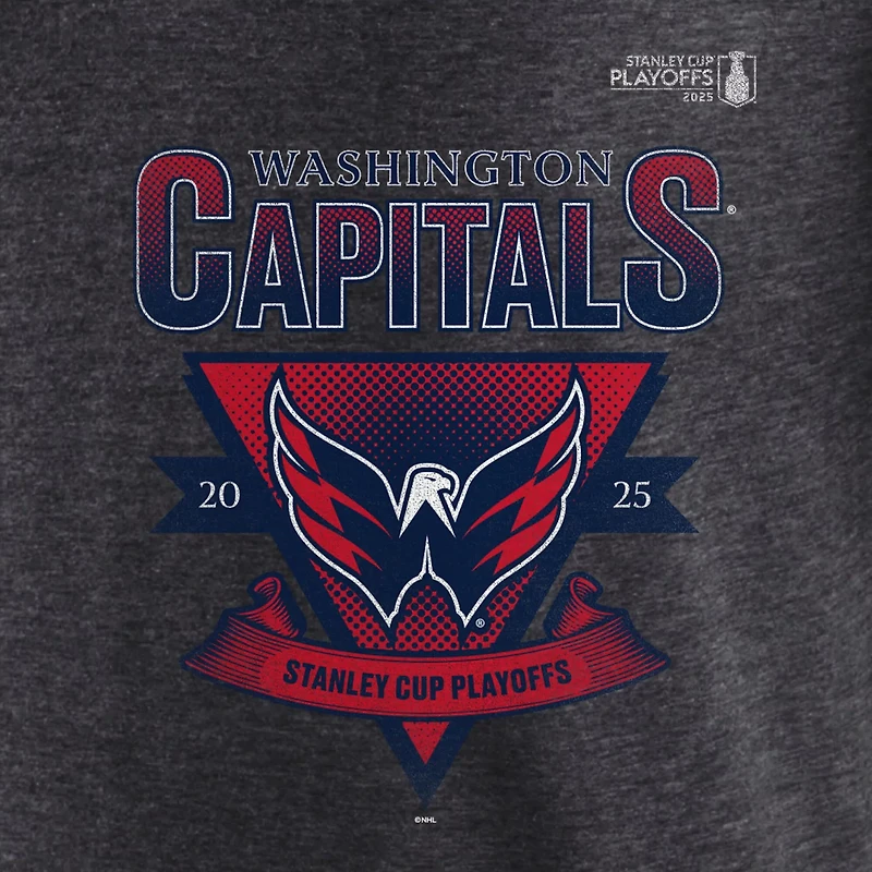 Fanatics Washington Capitals 2025 Stanley Cup Playoffs Crossbar Tri-Blend T-Shirt